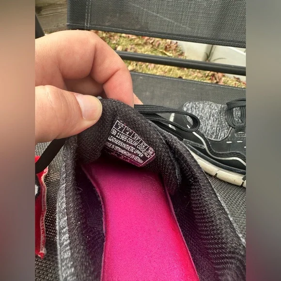 Skechers Sport Womens Flex Sole SN11965 Black Gray Running Sneakers Size 7 - Picture 4 of 7